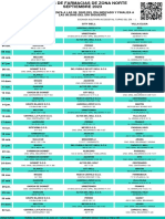 Farmacias de Turno en La Plata Zona Norte Septiembre 2023