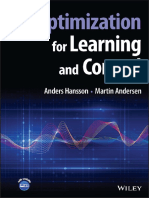 Optimization Learning Control