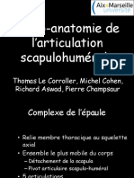 Radioanatomie de L'articulation Scapulohumérale - DES National 2014