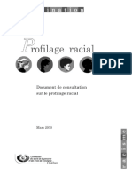 Profilage Racial Consultation