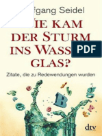 Wie Kam de Sturm Ins Wasserglas