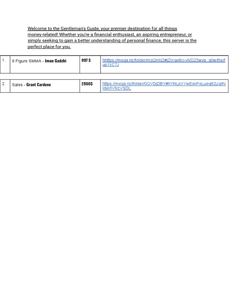 Iman Gadzhi's 6 Figure SMMA Guide | PDF