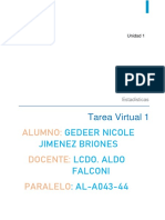 Tarea Virtual 1 Estadistica 1