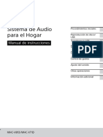 Sistema de Audio para El Hogar