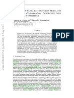 Ec-C: A U - D M M C G E C: ONF N Ltra Fast Iffusion Odel For Olecular Onformation Eneration With Quivariant Onsistency