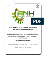 Documento Base de Contratación para Adquisicion de Bienes Documento Base de Contratación de Servicios Generales