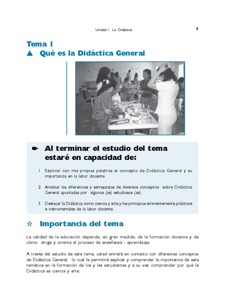 Didactica General Practico Ejercicios De Didactica General Docsity