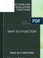 Functions and Evaluating Functions