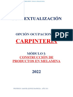 Contextualización 2022 - Carpinteria