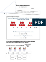 Guía N°1 de La Multiplicación 3ero Básico