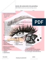 Formulario de Consentimiento de Extensión de Pestañas