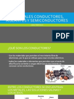 Materiales Conductores, Aislantes y Semiconductores