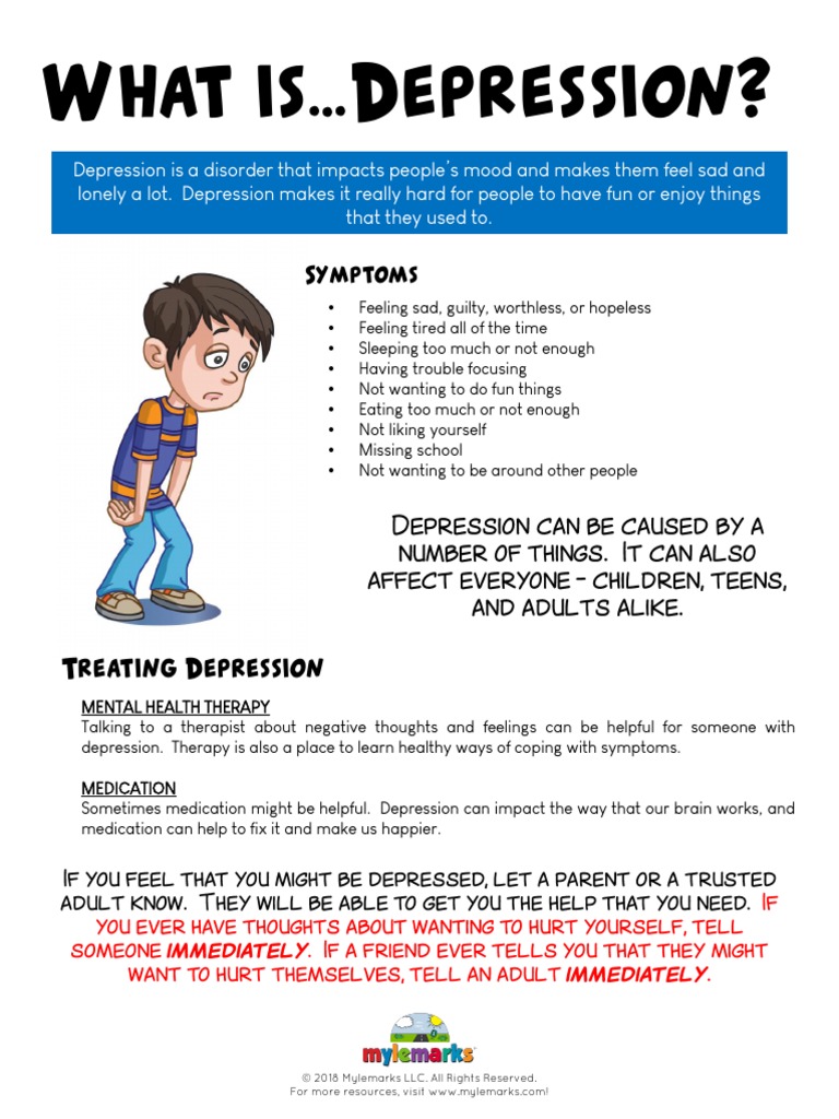 MH Handouts Depression | PDF
