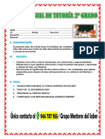 Plan Mensual de Tutoría 2 º Grado