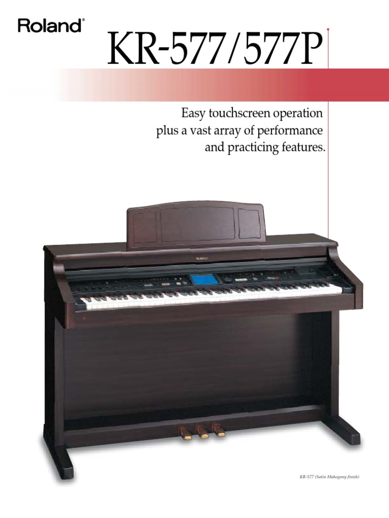 Roland KR577 Guide PDF