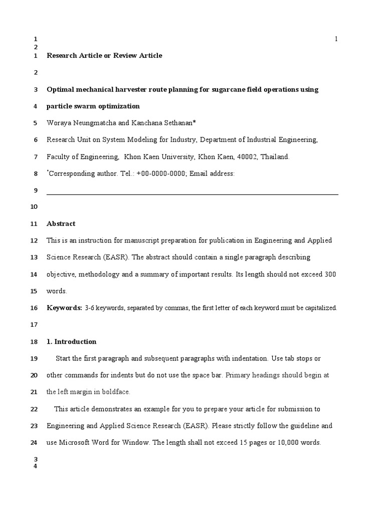 Easr template 2022 pdf