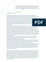 Comorbilidad y Diagnóstico Diferencial en El Síndrome de Asperger