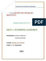 Condición de Trabajo Docente. T 1