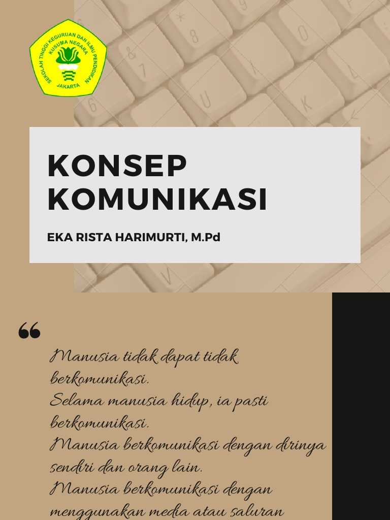 Definisi dan Fungsi Komunikasi | PDF | Sains & Matematika