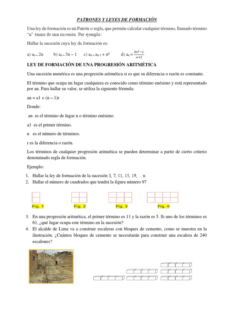 Sf11 - Patrones y Leyes de Formación | PDF