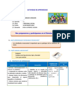 Nos Preparamos y Participamos en El Simulacro de Sismo. 30 DE MAYO