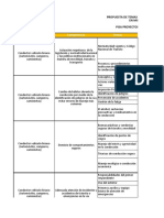 Propuesta Temas de Capacitación