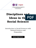 Introduction To Social Sciences With Natural Sciences and Humanities