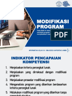 Modifikasi Program