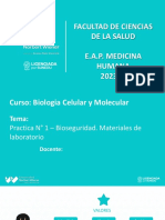 Practica #1 - Bioseguridad. Materiales de Laboratorio