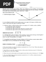 2nd Grading Exam Science Grade 10