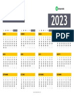 Calendario 2023 Anual