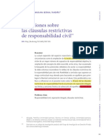 Clausulas Restrictivas de RC - Bernal Fandiño