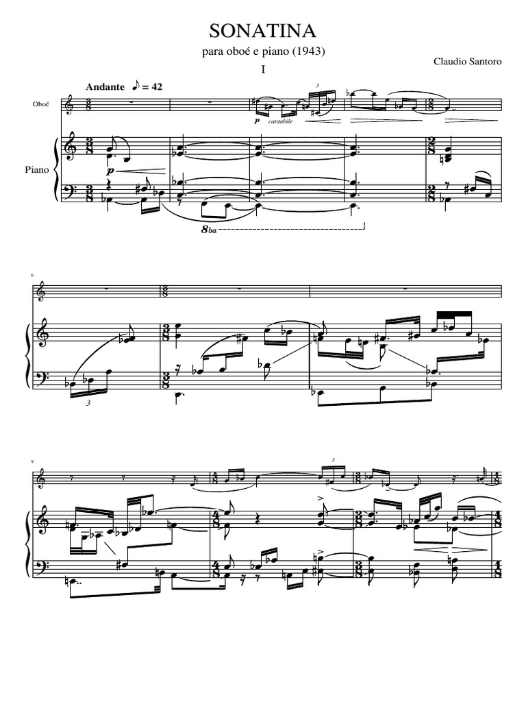 Sonatine Für Oboe Und Klavier (2023) - AMA Music
