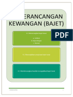 Topik 4 - Perancangan Kewangan (Bajet)