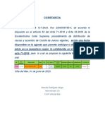 Constancia: Marcelo Rodríguez Abrigo Administrador (S) TJOP Viña Del Mar