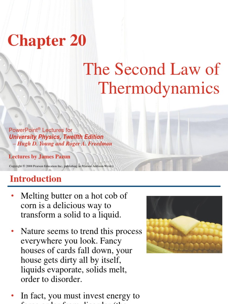 20 Second Law of Thermodynamics | PDF