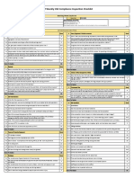 PFM HSE Compliance Checklist