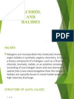 Alcohol and Halides