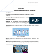 Guía Práctica 01 - Protocolo de Seguridad y Primeros Auxilios en Laboratorio