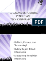 Download Metodologi Penelitian Teknik Informatika by mulyadi SN66892671 doc pdf