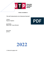 "Año Del Fortalecimiento de La Soberanía Nacional": Curso: Negocios Digitales Docente: Helina Julia Vergara Miranda