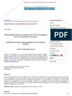 EP1.1. Santamaría-Vaccari, Cristina (2015) - Dificultades para La Construcción de La Ciudadanía en La Sociedad de Consumo.