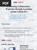 NLC Sample Class Program and Schedule | PDF