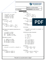 Trig - 5° - Reduccion Al Primer Cuadrante - Tarea