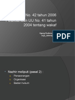Presentasi Wakaf PP 42 Tahun 2006