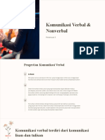 Komunikasi Verbal and Nonverbal