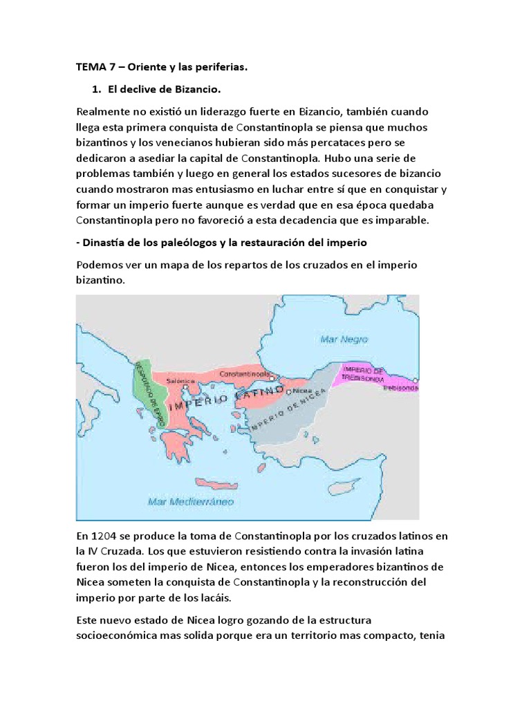 Declive de Bizancio y auge otomano | PDF | imperio Bizantino | imperio ...