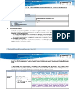 PROGRAMACION  ANUAL DPCC 3° AÑO 2023