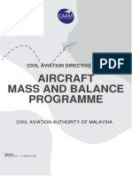 CAD 6805 Aircraft Mass and Balance Programme