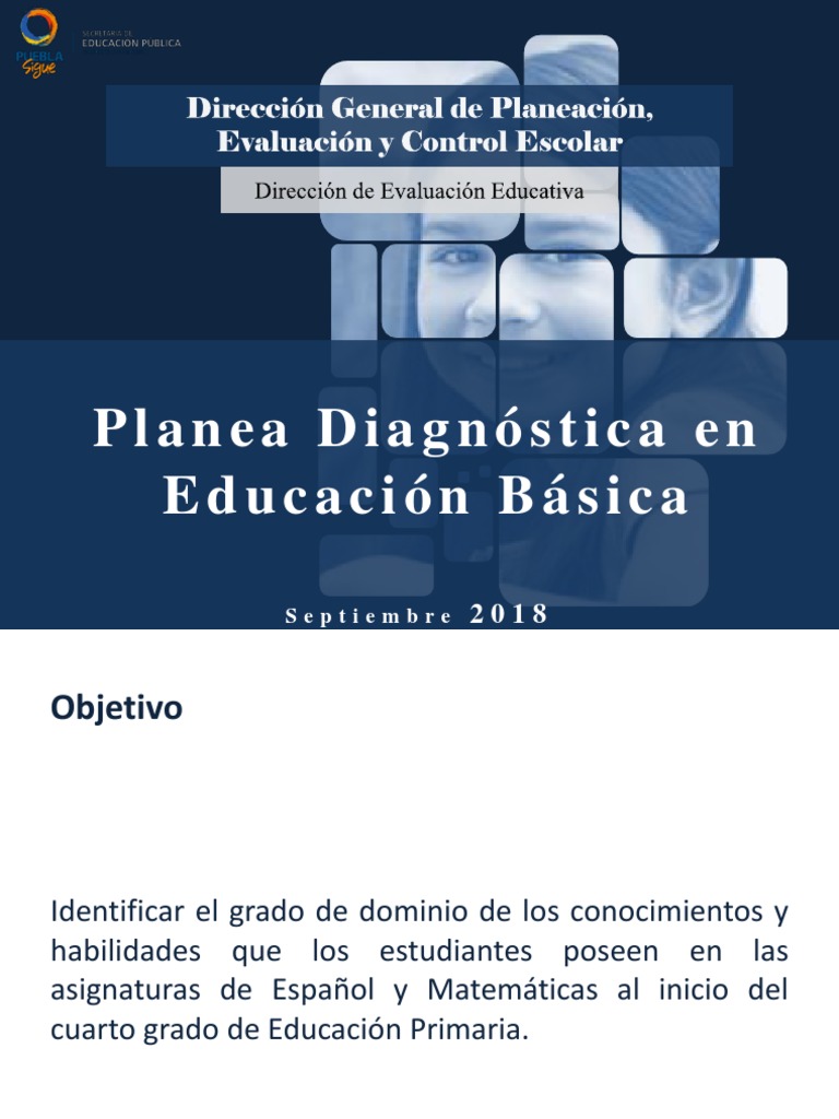 PLANEA Diagnóstica 2018 CORDE (1) | PDF | Educación primaria | Evaluación